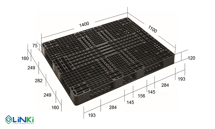 Pallet nhựa one way xuất khẩu