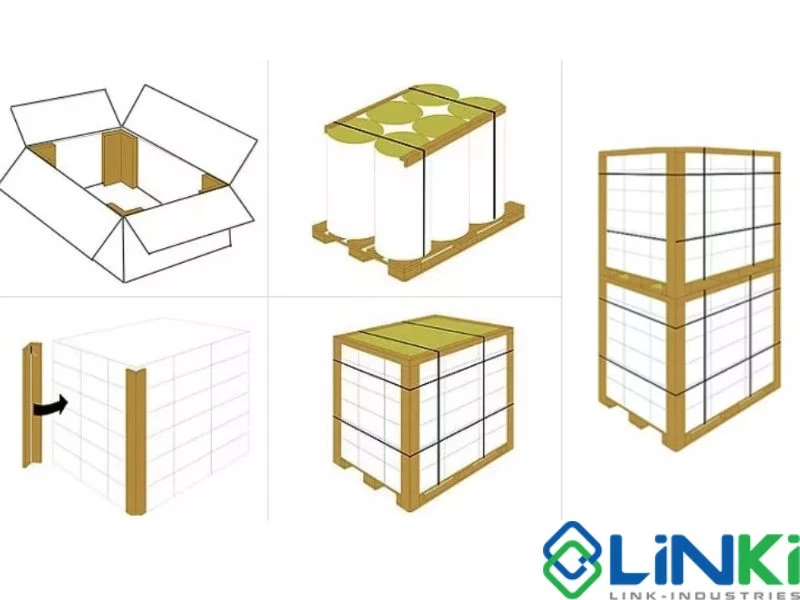 Thanh nẹp góc giấy - vật liệu hỗ trợ đóng gói hiệu quả cho chuỗi Logistics
