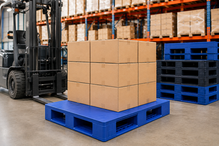 Cách chọn pallet nhựa mặt kín theo tải trọng hàng hóa