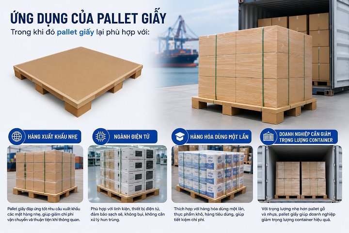 Pallet dùng để làm gì? Vai trò của pallet trong logistics
