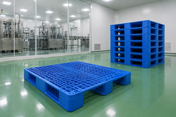 Pallet nhựa cho phòng sạch GMP nên chọn loại nào