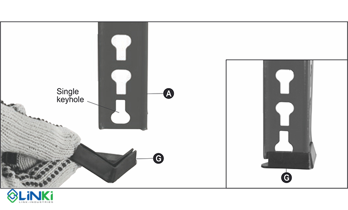 Cách lắp ráp kệ V lỗ
