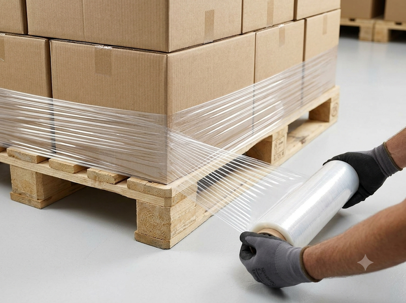 Cách quấn pallet bằng tay đúng kỹ thuật giúp hàng hóa ổn định hơn