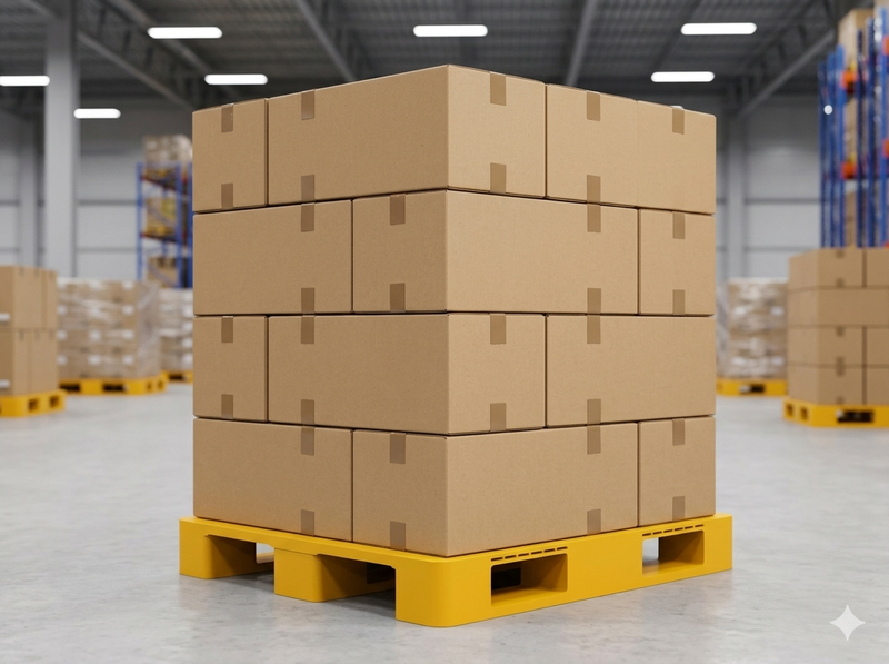 Quy trình xếp thùng carton trên pallet đúng tiêu chuẩn
