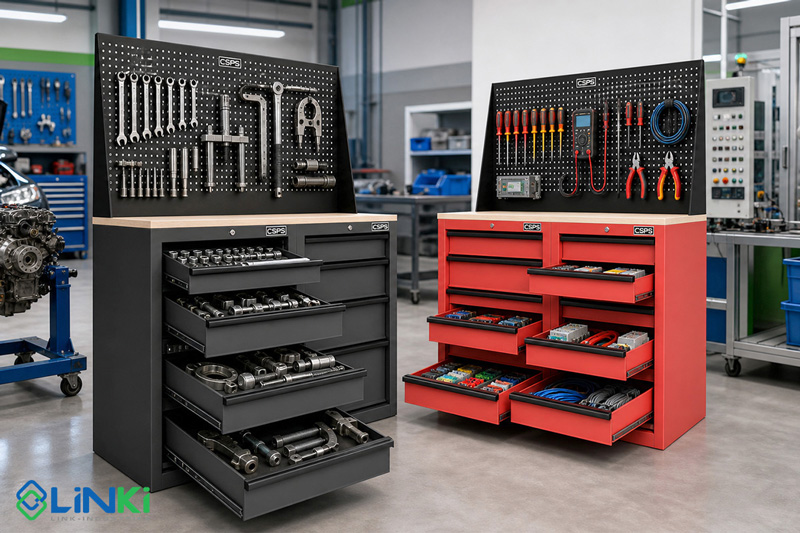 Ứng dụng tủ CSPS module 2 tủ liền - 8 hộc kéo