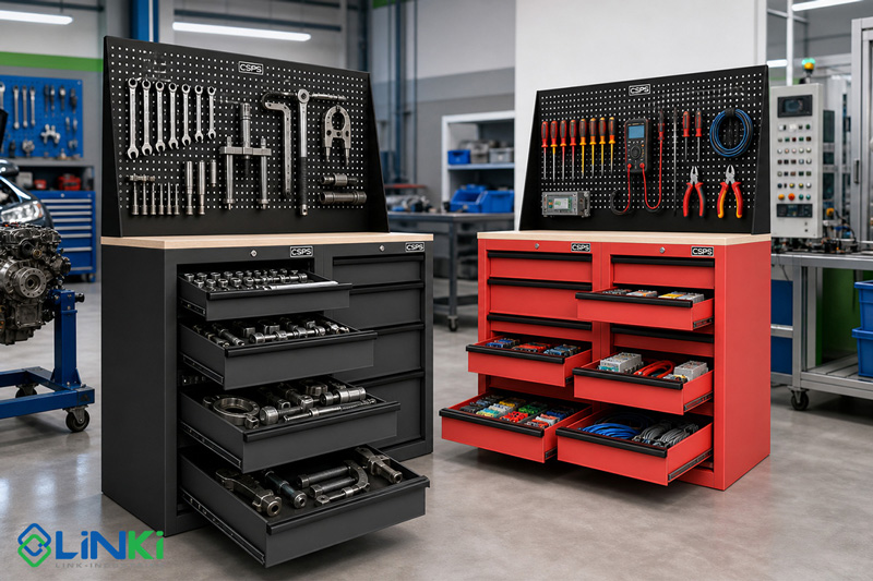 Ứng dụng tủ CSPS module 2 tủ liền - 8 hộc kéo