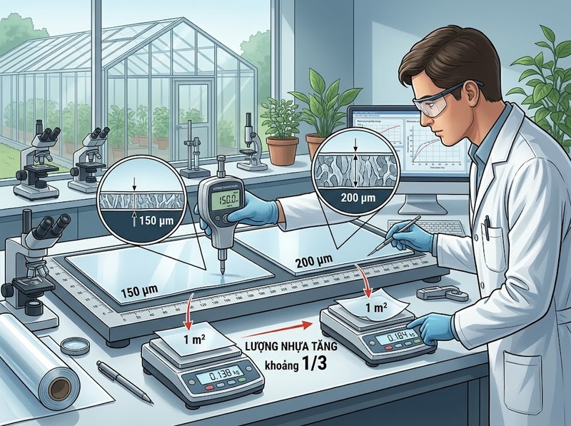 Những yếu tố quyết định giá màng PE nhà kính