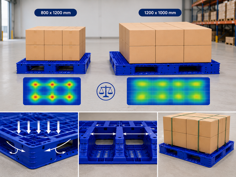 Mối quan hệ giữa kích thước pallet và khả năng chịu tải
