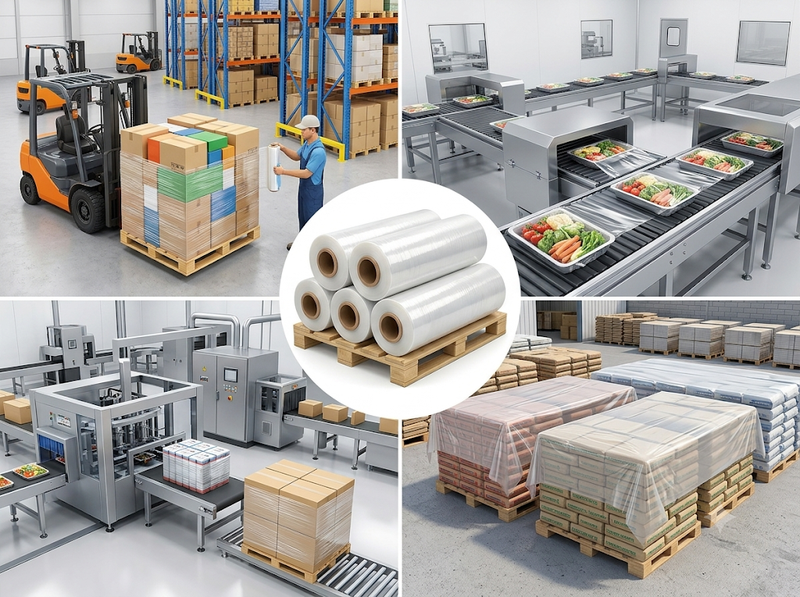 Các ngành nghề sử dụng màng PE công nghiệp phổ biến