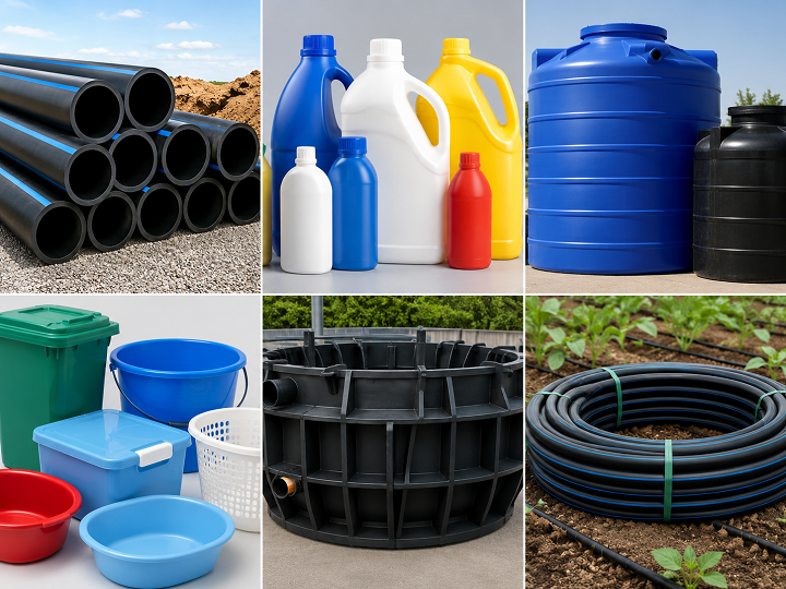 Ứng dụng của nhựa HDPE trong công nghiệp và đời sống