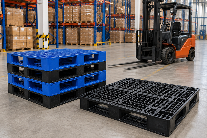 Pallet nhựa có bền không khi dùng trong kho vận