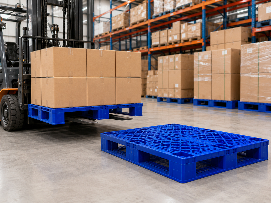 Pallet nhựa là gì? Cấu tạo, đặc điểm và ứng dụng thực tế
