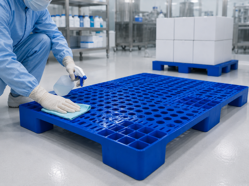 Yêu cầu và lợi ích của pallet nhựa trong ngành dược phẩm