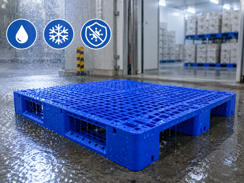 Vì sao ngành hóa chất ưu tiên sử dụng pallet nhựa