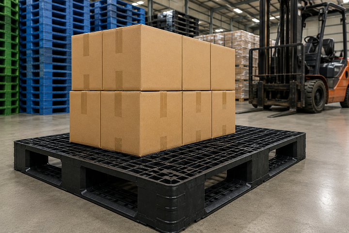 Pallet nhựa tái sinh có bền không khi kê hàng nặng