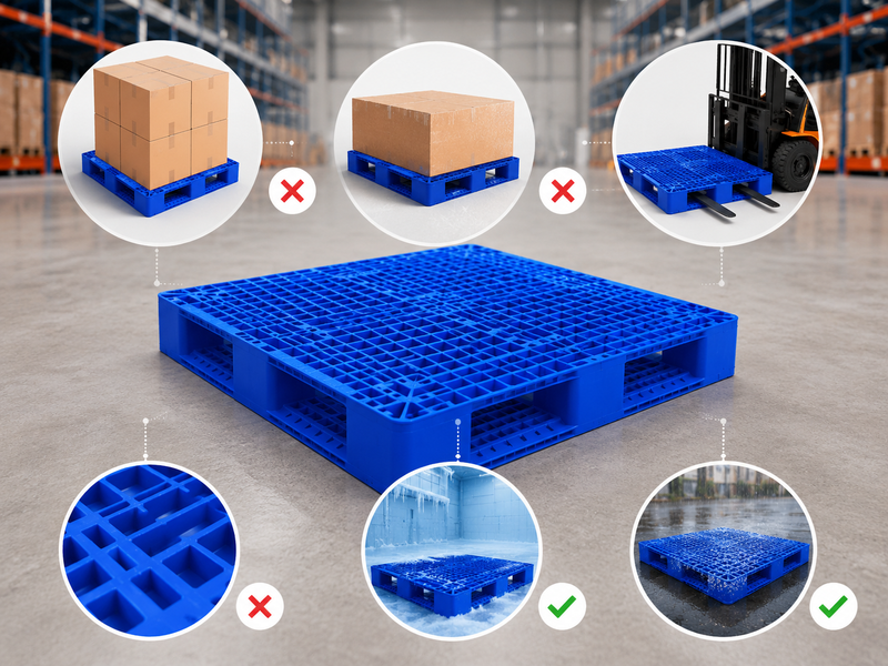 Các sai lầm phổ biến khi chọn mua pallet nhựa và cách tránh