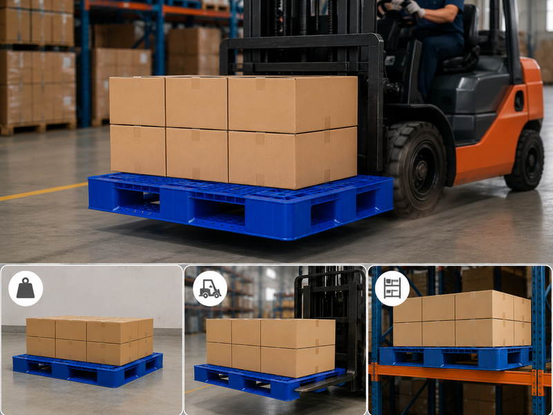 Tải trọng động pallet nhựa ảnh hưởng thế nào đến vận hành