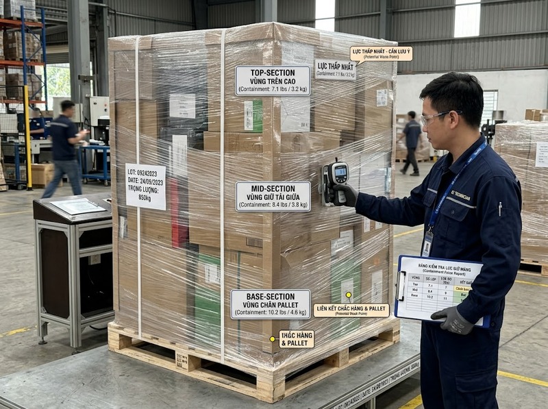Giảm lượng màng PE quấn pallet mà vẫn giữ chắc hàng