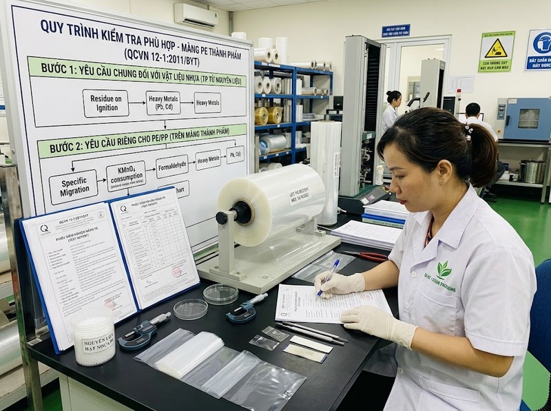 Yêu cầu với màng PE tiếp xúc trực tiếp thực phẩm