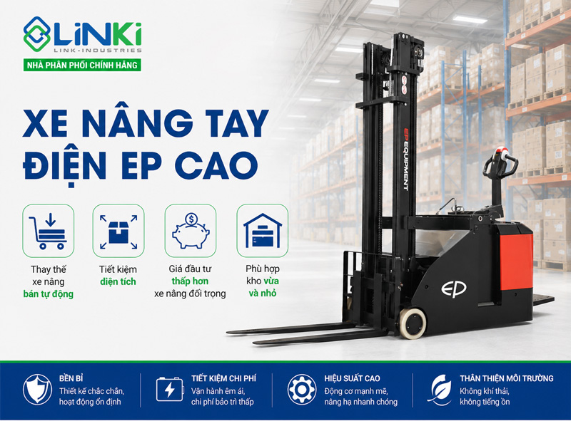 Xe nâng tay điện EP cao