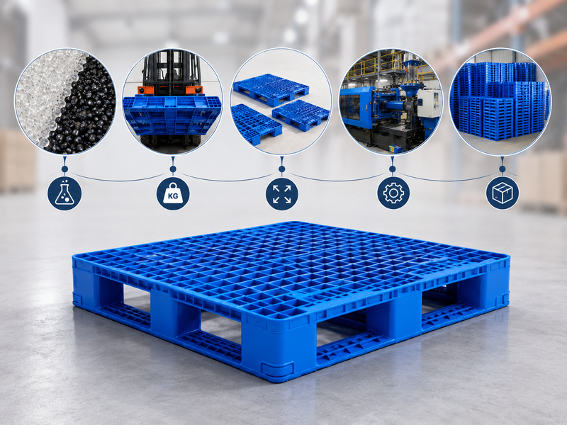Các yếu tố quyết định giá pallet nhựa trên thị trường