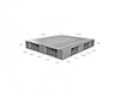Pallet nhựa tải nặng lõi thép HI-1210R4-1A