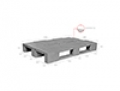 Pallet nhựa tải nặng lõi thép HI-1280S4-2M