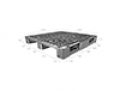 Pallet nhựa tải nặng lõi thép kho lạnh