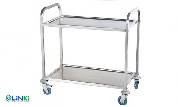 Xe đẩy hàng Inox