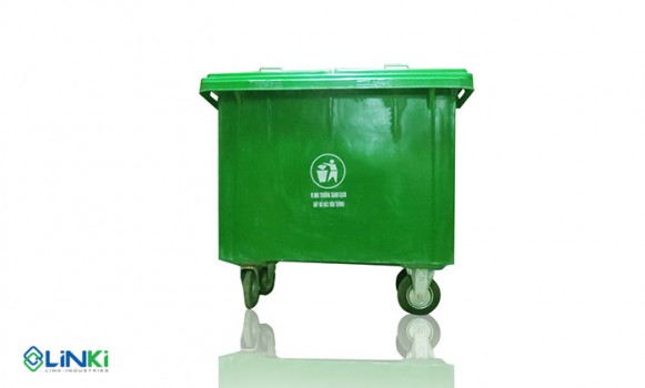 Thùng rác nhựa công nghiệp
