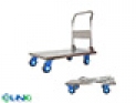 Xe đẩy hàng Inox gấp xếp, 150kg