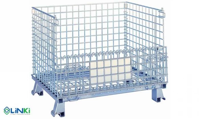 Pallet lưới xếp chồng