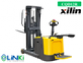 Xe nâng tay điện 1.2 tấn đối trọng Xilin CQD12R, nâng cao 5m, có bửng đứng lái