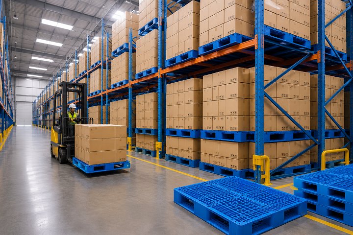 Cách tối ưu không gian kho bằng pallet