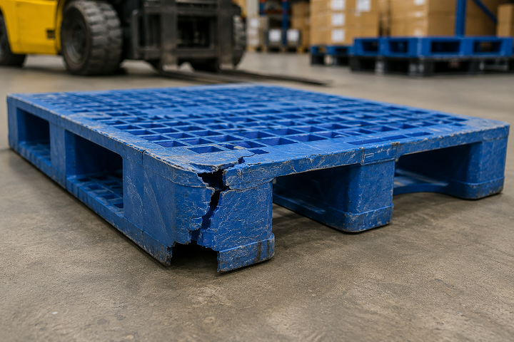 Những lỗi thường gặp khi dùng pallet nhựa