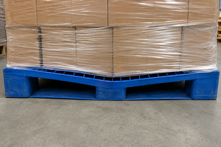 Vì sao pallet nhựa bị cong võng khi sử dụng