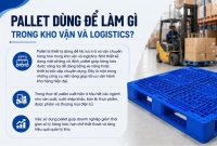 Pallet dùng để làm gì? Vai trò của pallet trong logistics