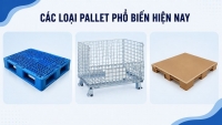 Các loại pallet phân theo chất liệu hiện nay