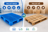 Nên chọn pallet nhựa hay pallet gỗ