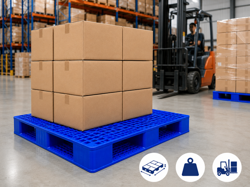 Cách chọn kích thước pallet phù hợp hàng hóa