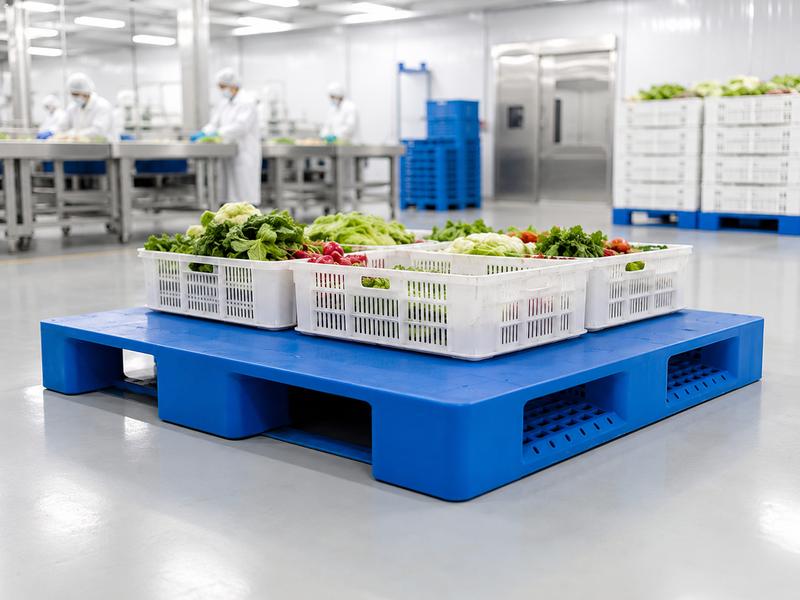 Tiêu chuẩn pallet nhựa trong ngành thực phẩm