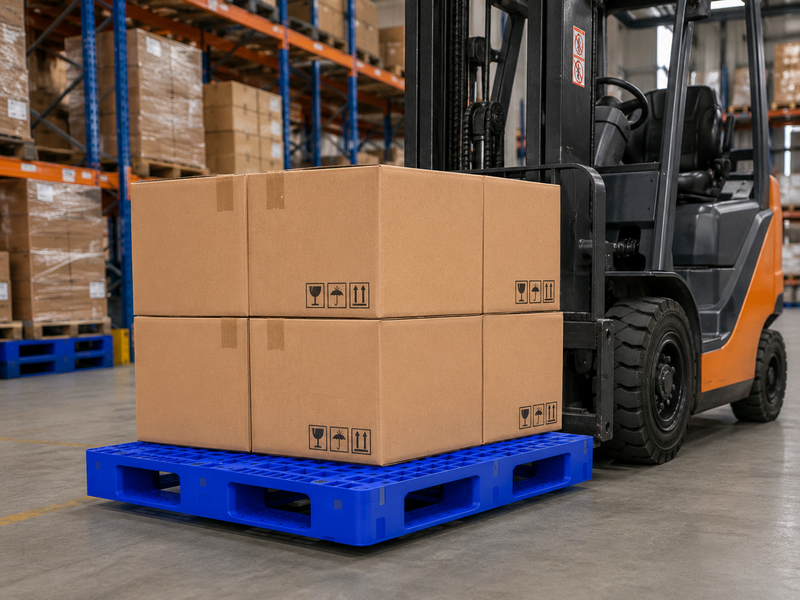 Cách chọn pallet nhựa cho xe nâng