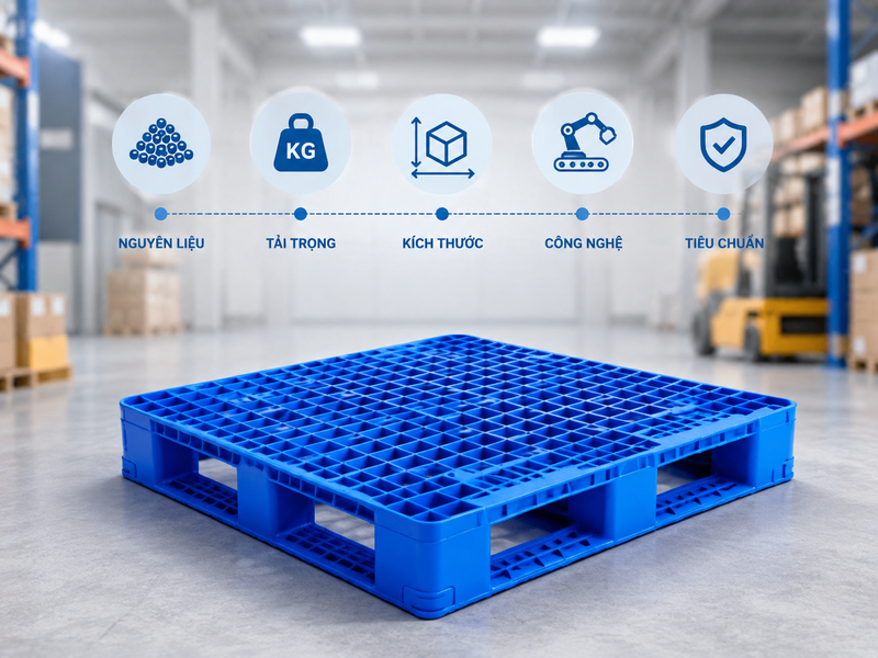 Những yếu tố ảnh hưởng đến giá pallet nhựa