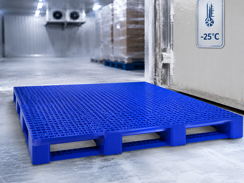 Pallet nhựa có dùng được trong kho lạnh không