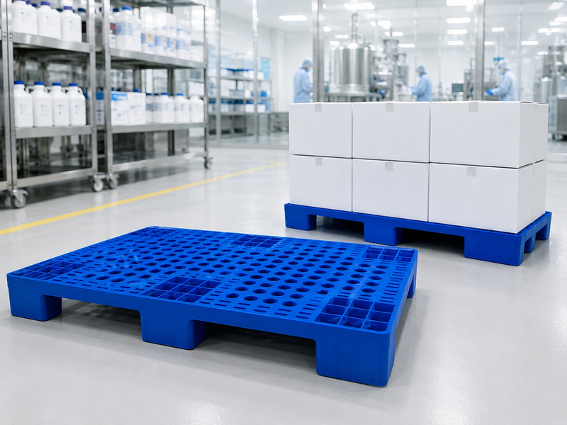 Pallet nhựa có phù hợp ngành dược phẩm không