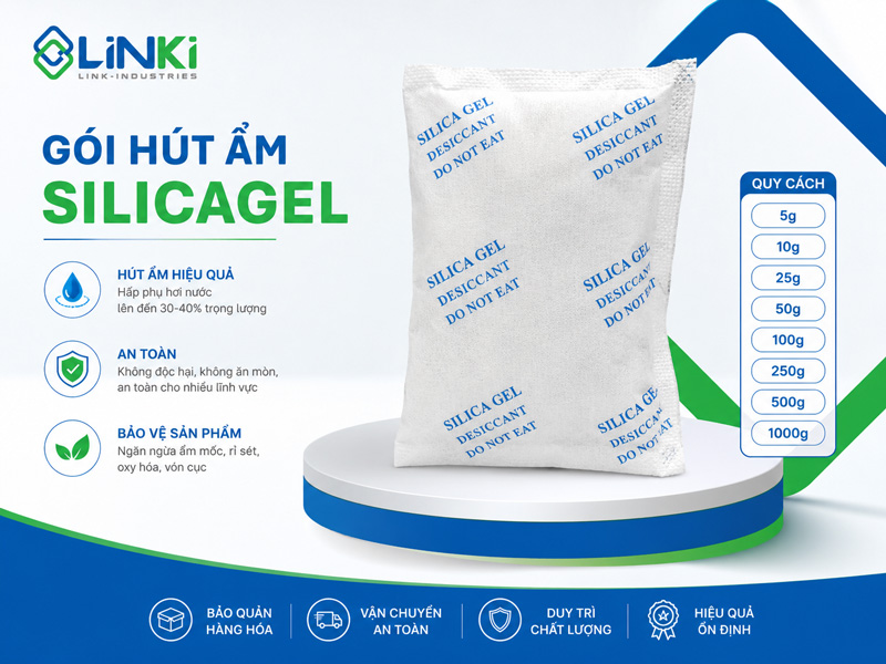 Gói hút ẩm Silicagel