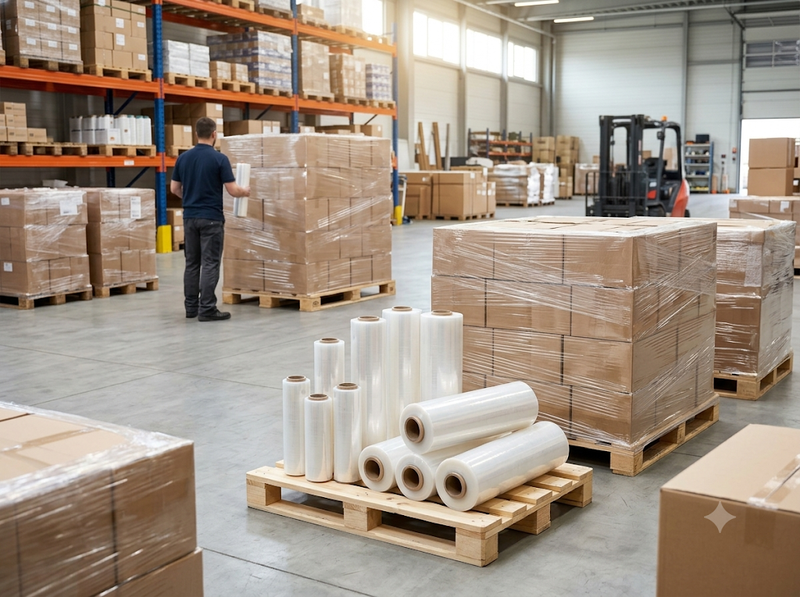 Màng PE quấn hàng hóa giá tốt, đa dạng quy cách đóng gói