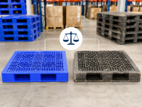 Giá pallet nhựa cũ và pallet nhựa mới khác nhau thế nào
