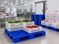 Vì sao ngành thực phẩm sử dụng pallet nhựa