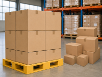 Cách xếp thùng carton trên pallet